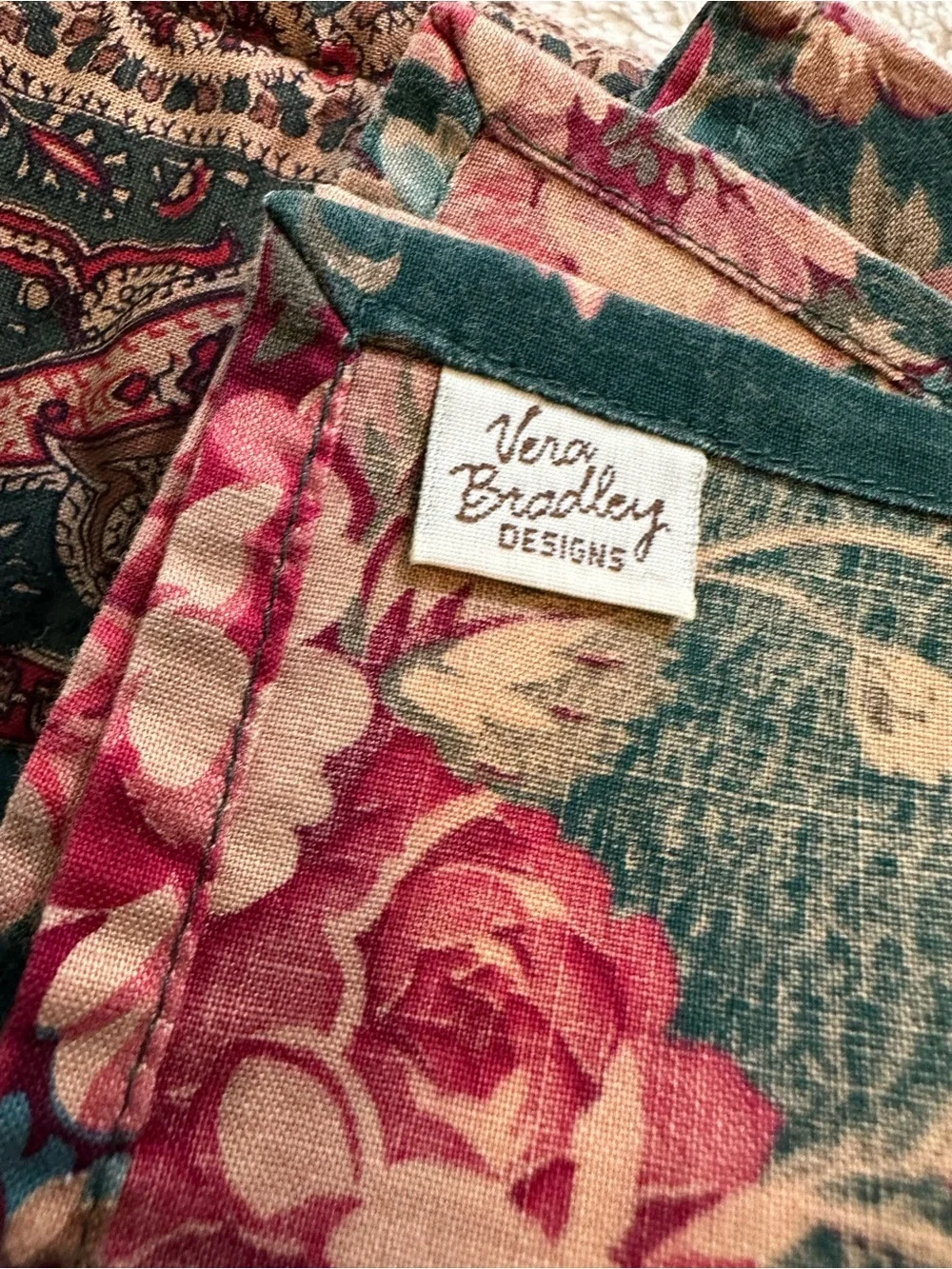 Vera Bradley RETIRED Greenbriar Placemats & Napkins Set of 4 Cottage 80s 90s VTG